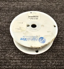 Alpha Wire 1856/19 1000FT White Spool PVC Hook-UP Wire 20 AWG 002287