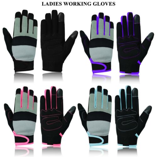 Ladies Work Gloves Mechanic Hand Protection Farmer's Gardening Hand Protection  - Picture 1 of 10