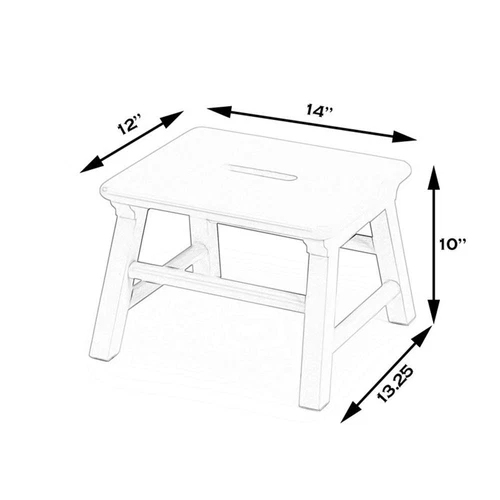 Butler Melrose White Step Stool - Picture 10 of 11