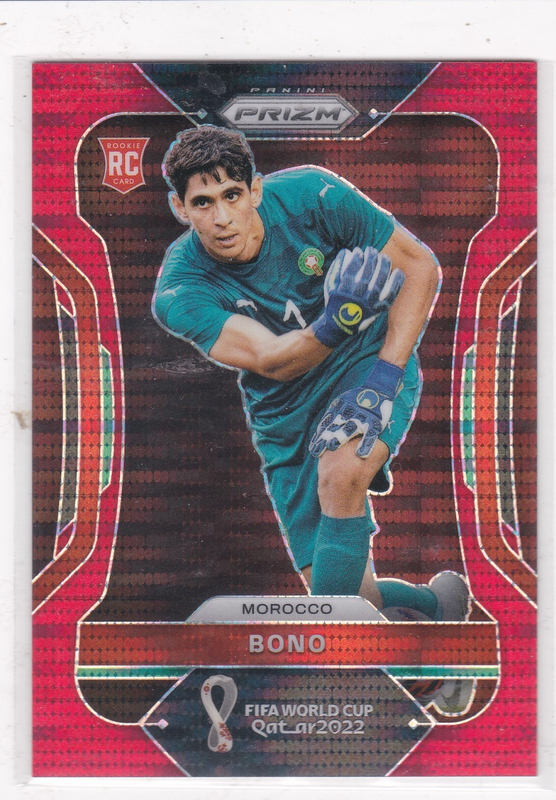 2022 Panini World Cup Prizm Breakaway #238 Bono RC Red Prizm 91/99 Morocco