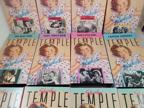 Vintage Shirley Temple 14 VHS Lot (VHS, 1980's) Playhouse Video - Picture 4 of 6