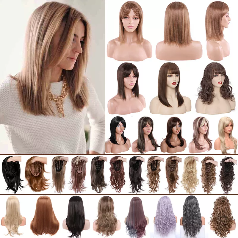 Long hair top short wig