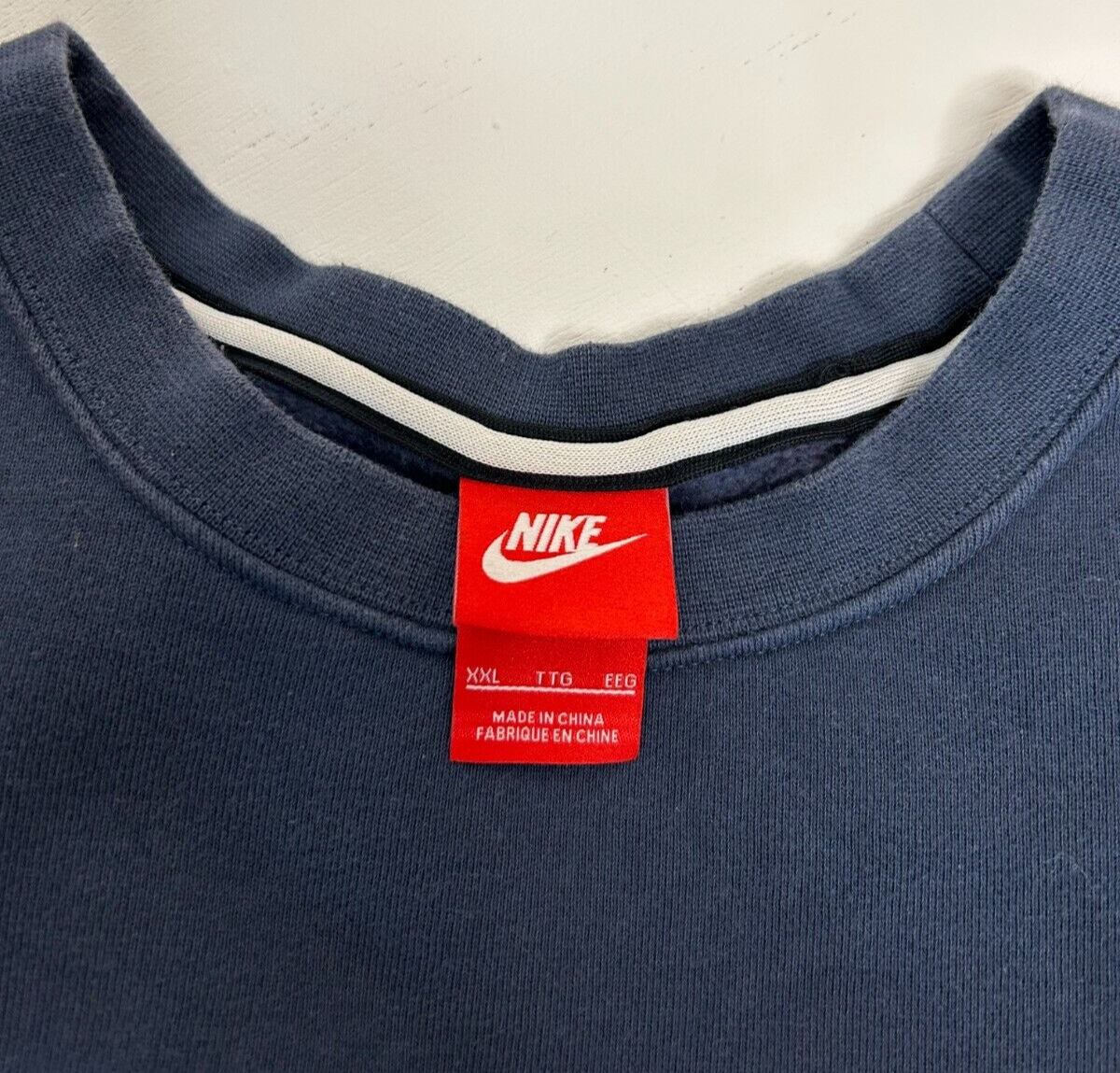 Nike Air Mens Sz XXL Crewneck Sweatshirt Thunder Blue, Anthracite