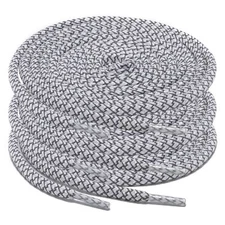 3 Pair Round Reflective Shoe laces Replacement Rope for Sneakers Running Shoes