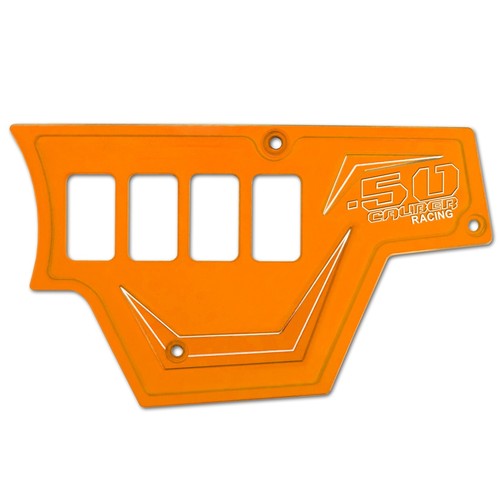 8 Switch Dash Panel Left & Right Billet Aluminum Orange Coated fits RZR XP1000 - Picture 4 of 8