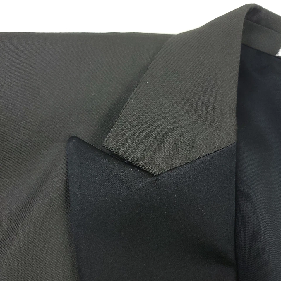 $1995 Boglioli Traje de Esmoquin de Lana Gris y Negro Caída 6 Para Hombre Talla 40R (Italia 50R) Foto 4 de 4