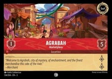 4 x Agrabah - Marketplace - 134/204 Common Into the Inklands Lorcana Eng Card
