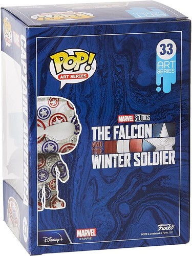 Funko Pop! Marvel: Captain America Art Series Exclusive #33 - Picture 5 of 5