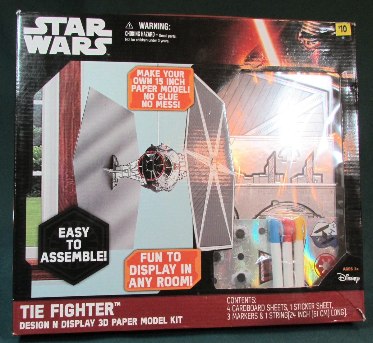 Star Wars Tie Fighter – Make Your Own 15” Paper Model | eBay