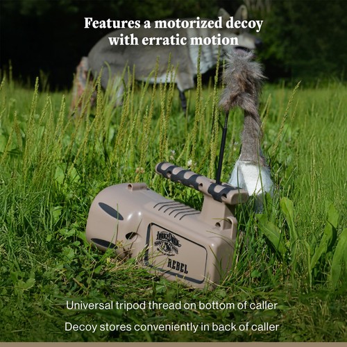 Lucky Duck The Rebel – Electronic Predator Call and Decoy Combo, Coyote and P... - Picture 4 of 9