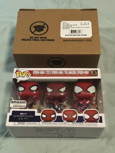 Funko: Amazon Exclusive 3-pack ~ Spider-Man, Friendly Neighborhood & The Amazing
