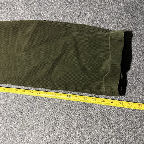 Vintage Ralph Lauren Hose Herren 34x30 Hammond Cord Plissee Bündchen Grün 90er - Bild 6 von 14