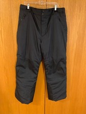 Mens All In Motion Target Insulated Black Ski Snow Pants Size XL EUC