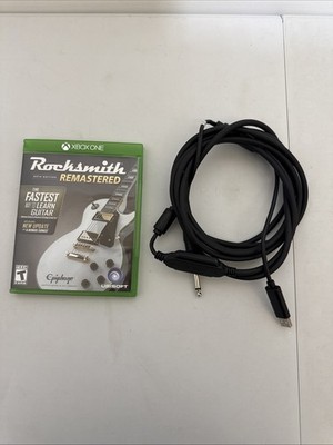 Ubisoft Rocksmith Remastered Bundle, with cord, Xbox One, Nice shape