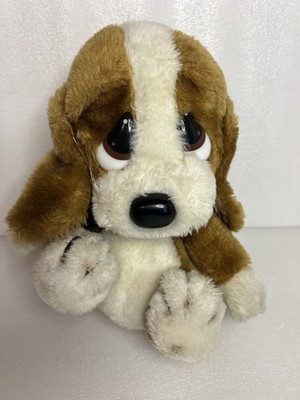 Applause Sad Sam  Plush Stuffed Animal 80s Vintage Basset Hound  Dog