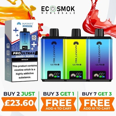 Hayati Pro Ultra Plus 25000 Prefilled Pod Kit E-Cig | 25k Puff | Vape Kit |  20mg