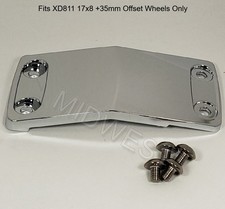 1 New Chrome 811fin78035chr Xd Rockstar2 Xd811 17x8 35mm Wheel Insert W Screws