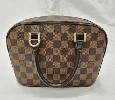 LOUIS VUITTON Saleya Mini N51286 Damier Ebene Handbag Brown Women's Spain