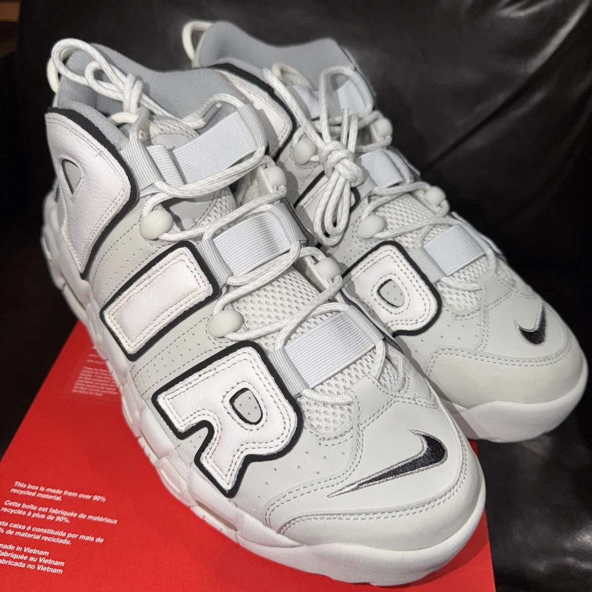Preços baixos em Nike Air More Uptempo Black White | eBay