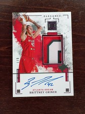2025 Panini Impeccable WNBA Brittney Griner Elegance Jersey AUTO Amethyst /8