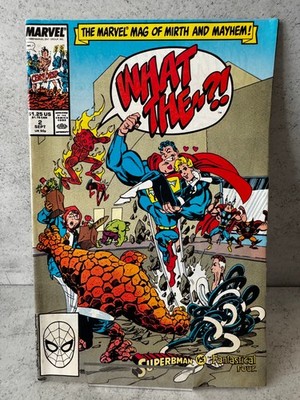 What The?! #2 Marvel Comics 1988 John Byrne Parody Superbman vs Fantastical Four