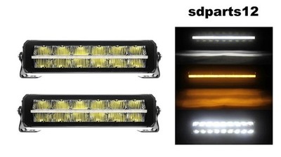 2x Light Bar LED 30cm Arbeitsleuchte 10-30V Combo Spot Flood für Scania Renault