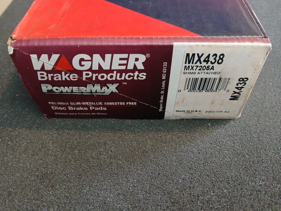 NOS Wagner Powermax Front Brake Pads - MX438 - 1989-1992 Toyota Pickup - Image 4 of 4