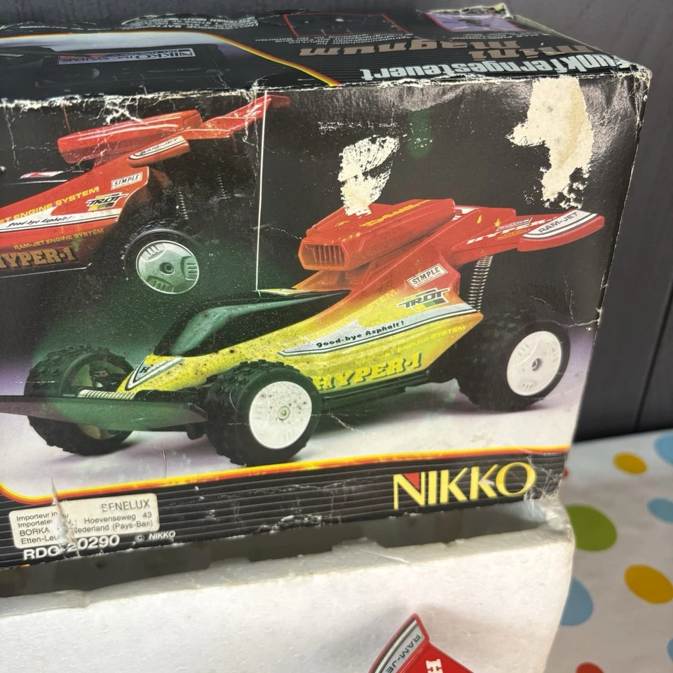 Vintage 1984 Nikko Mini Magnum RC Car - Boxed Fully Working - Bild 3 von 4