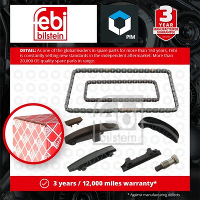 Timing Chain Kit fits VW CC 358 3.6 11 to 16 BWS 021109467S6 021109469S8 Febi