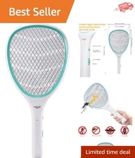 Safe Touch Handheld Fly Zapper - Instant & Efficient Mosquito Control Solution