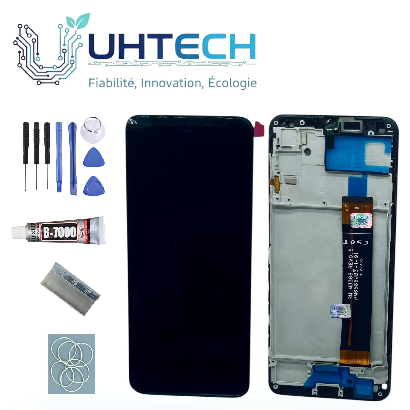 Écran Complet Noir (Reconditionné) pour Samsung Galaxy M33 5G - Avec Châssis