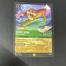Disney Lorcana TCG Shere Khan-Fearsome Tiger 88/204 Into the Inklands Card