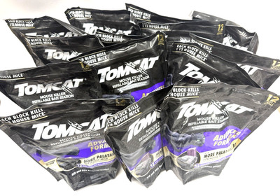 Tomcat Advanced Formula Mouse Killer 14 Bait Station 168 Refills Pet Kid Safe