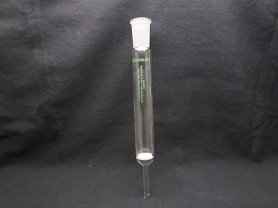 Chemglass 24/40 Coarse Fritted Glass Chromatography Filter Column 165mm EL Chip