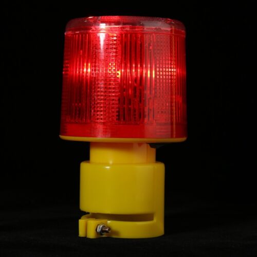 Solar Traffic LED Emergency Warning Flash Light Strobe Beacon Alarm Lamp - Picture 5 of 16