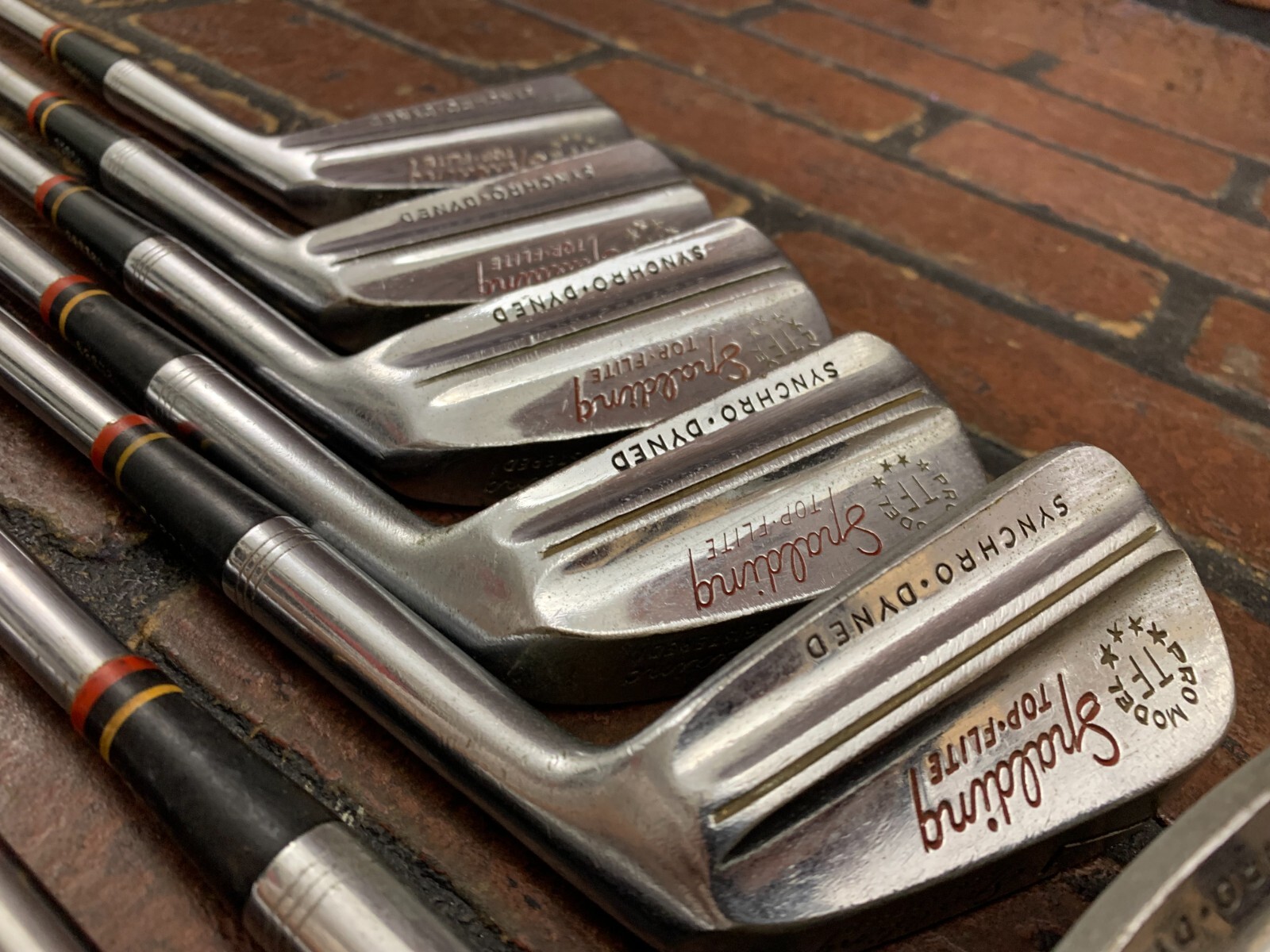 как выглядит Spalding Top Flite Registered Synchro-Dyned Iron 3-9 Set Pro Fit R Steel фото
