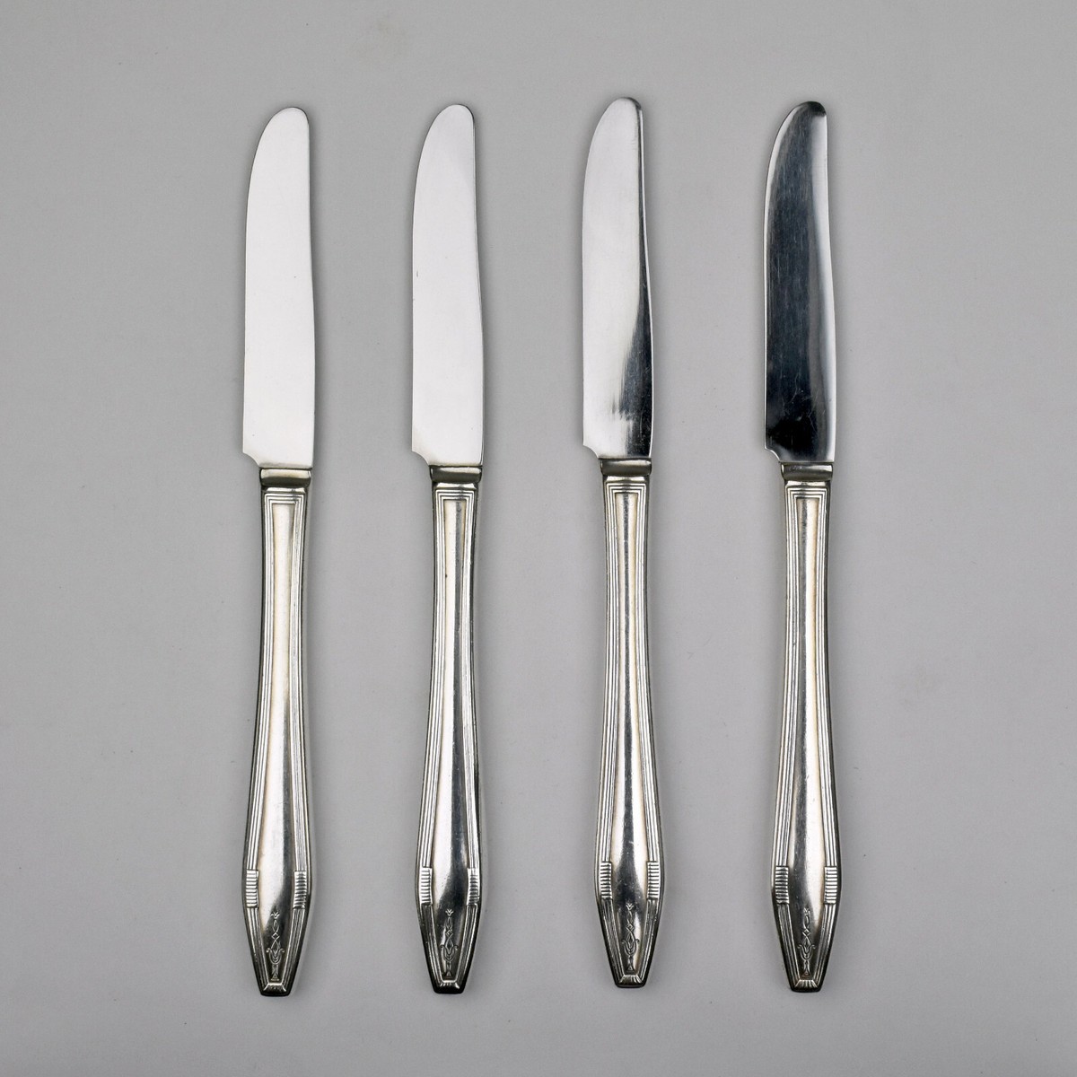 Four (4) Oneida Wm A Rogers 1929 COUNTESS I BARONESS Silverplate