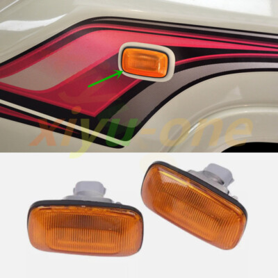 A Pair LH+RH Side Marker Turn Signal Lamp Fit For TOYOTA LAND CRUISER 90 100