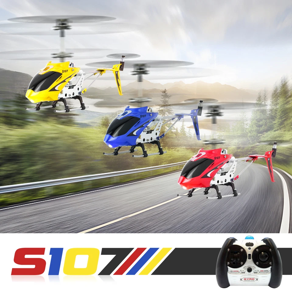S107/ U12S RC Helicopter Phantom 3CH 3.5 Channel Remote Control Helicopter Toys - Image 2 of 4