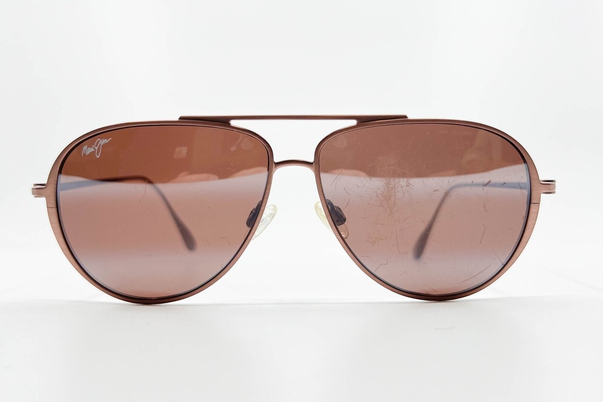 Maui Jim Sunglasses MJ543-19A Shallows Brown Satin Maui Rose 59-12