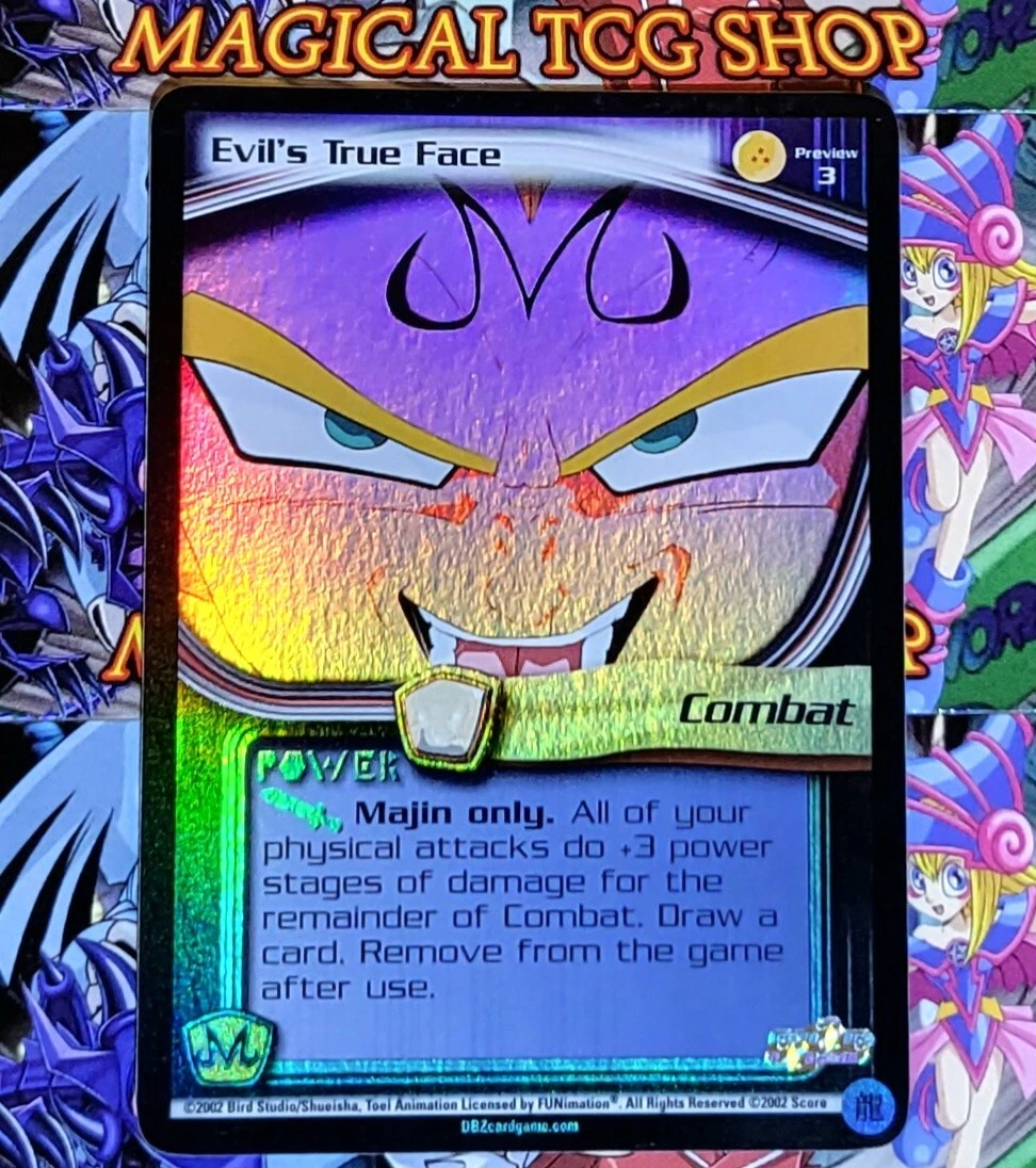 Dragon Ball Z DBZ CCG Evil's True Face Limited Foil Preview 3