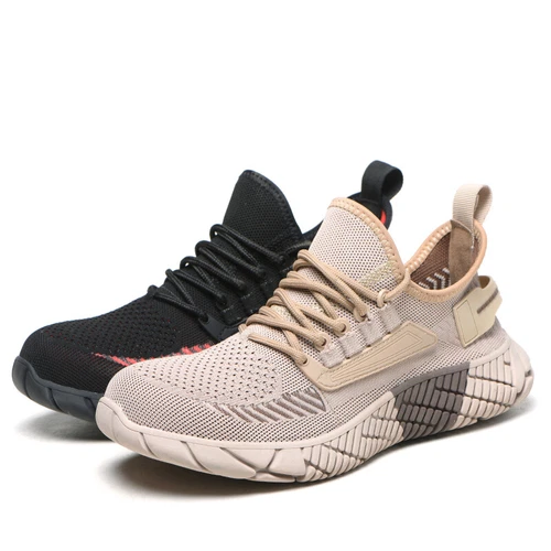 Damen-Sicherheitsschuhe Stahlkappe antistatisch leicht Stiefel Arbeit rutschfeste Turnschuhe - Bild 12 von 28