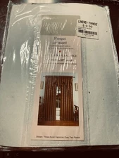 Linens N Things Curtain Panel Valance 40W BY 25L POMPEI  Jacquard (CREAM)