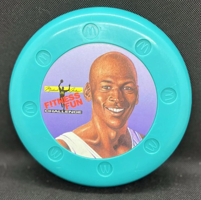 McDonald's Michael Jordan's Fitness Fun Challenge 1991 Happy Meal