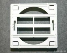 Computer PC Fan Plastic Cover Grill Guard Protector 3.625" x 3.5" x 1.5" Gray
