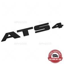 For Cadillac Ats 4 Rear Trunk Decklid Letter Badge Emblem Nameplate Sport Black