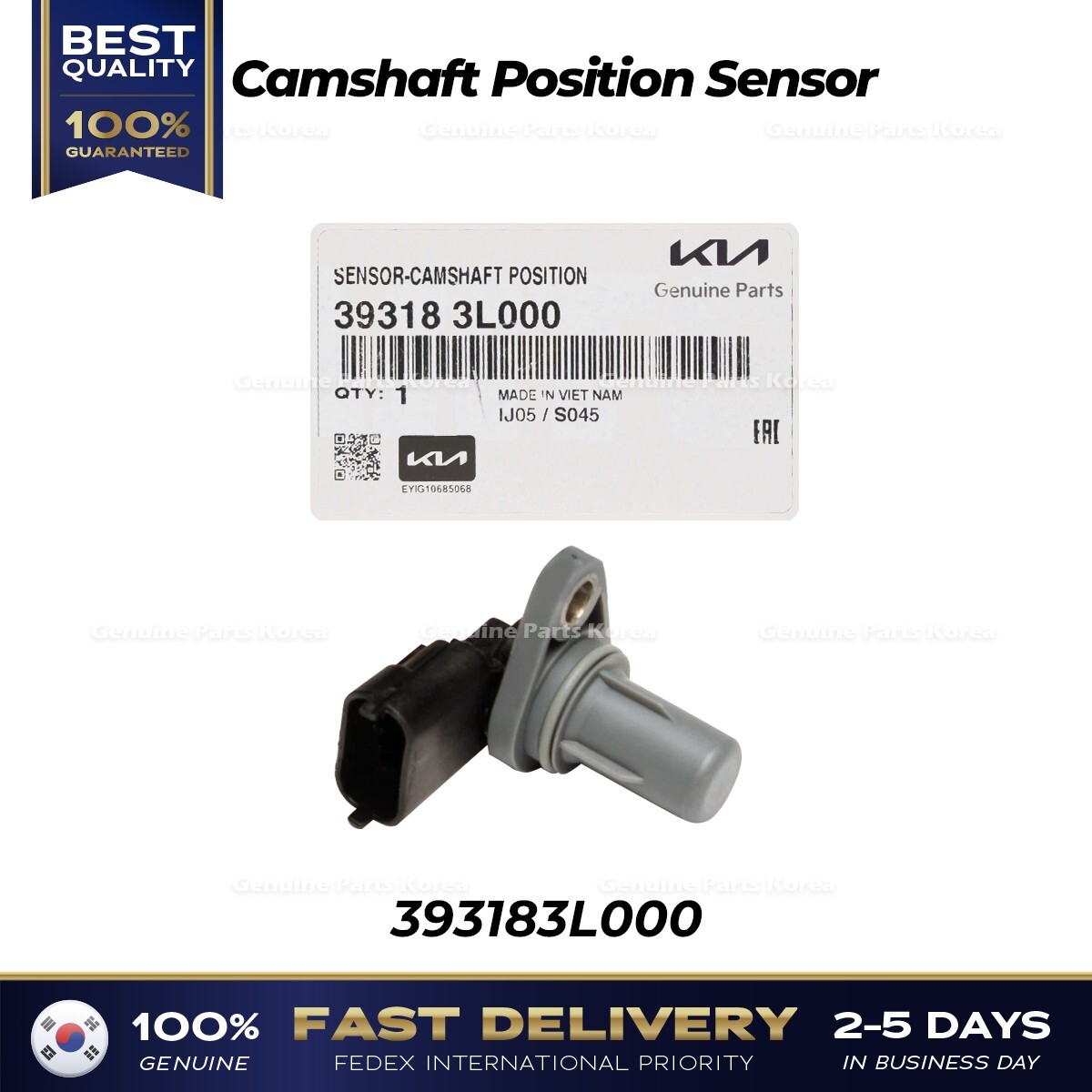 ⭐Genuine⭐ Camshaft Position Sensor 393183L000 for Hyundai Kia | eBay