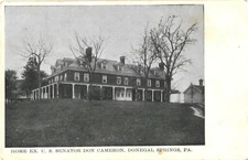 The Home of Ex US Senator, Donegal Springs, Pennsylvania Postcard