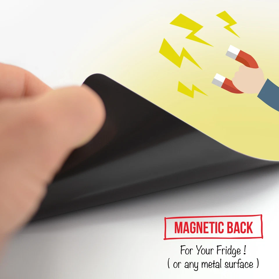 Magnetische Whiteboards Kühlschrank kleben trocken abwischbarer Planer 6 Stück - Image 3 of 4