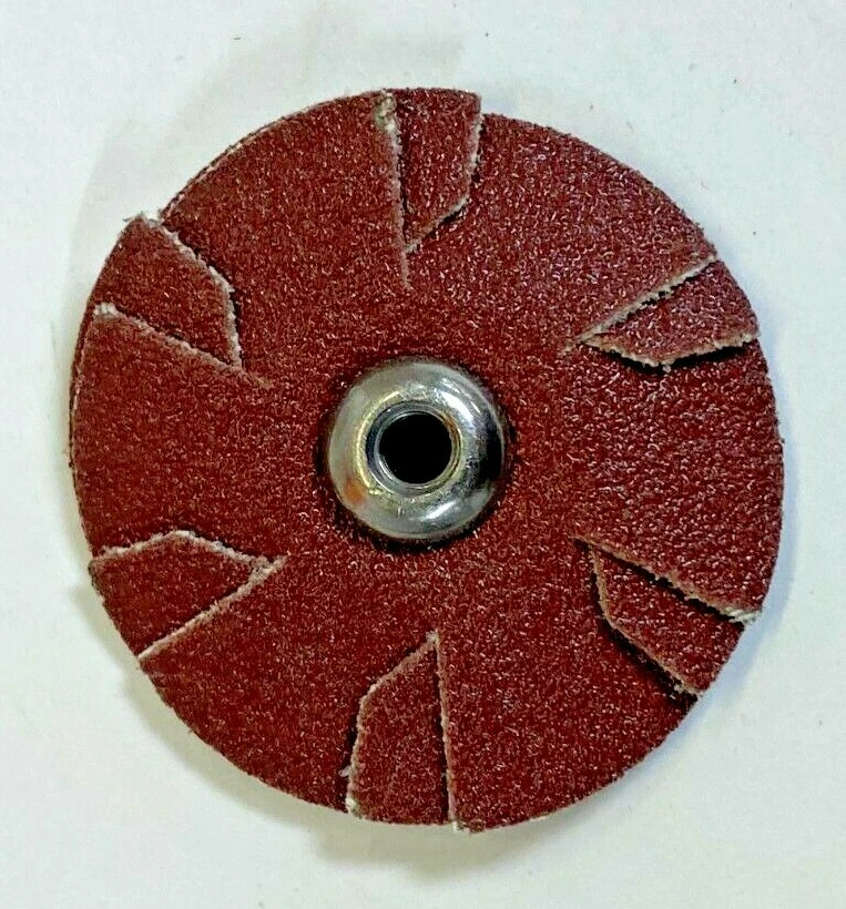 1-1/2" 100 GRIT MERIT ALUMINUM OXIDE OVERLAPPED SLOTTED DISCS AB10761 LOT OF 100 - Image 4 of 4